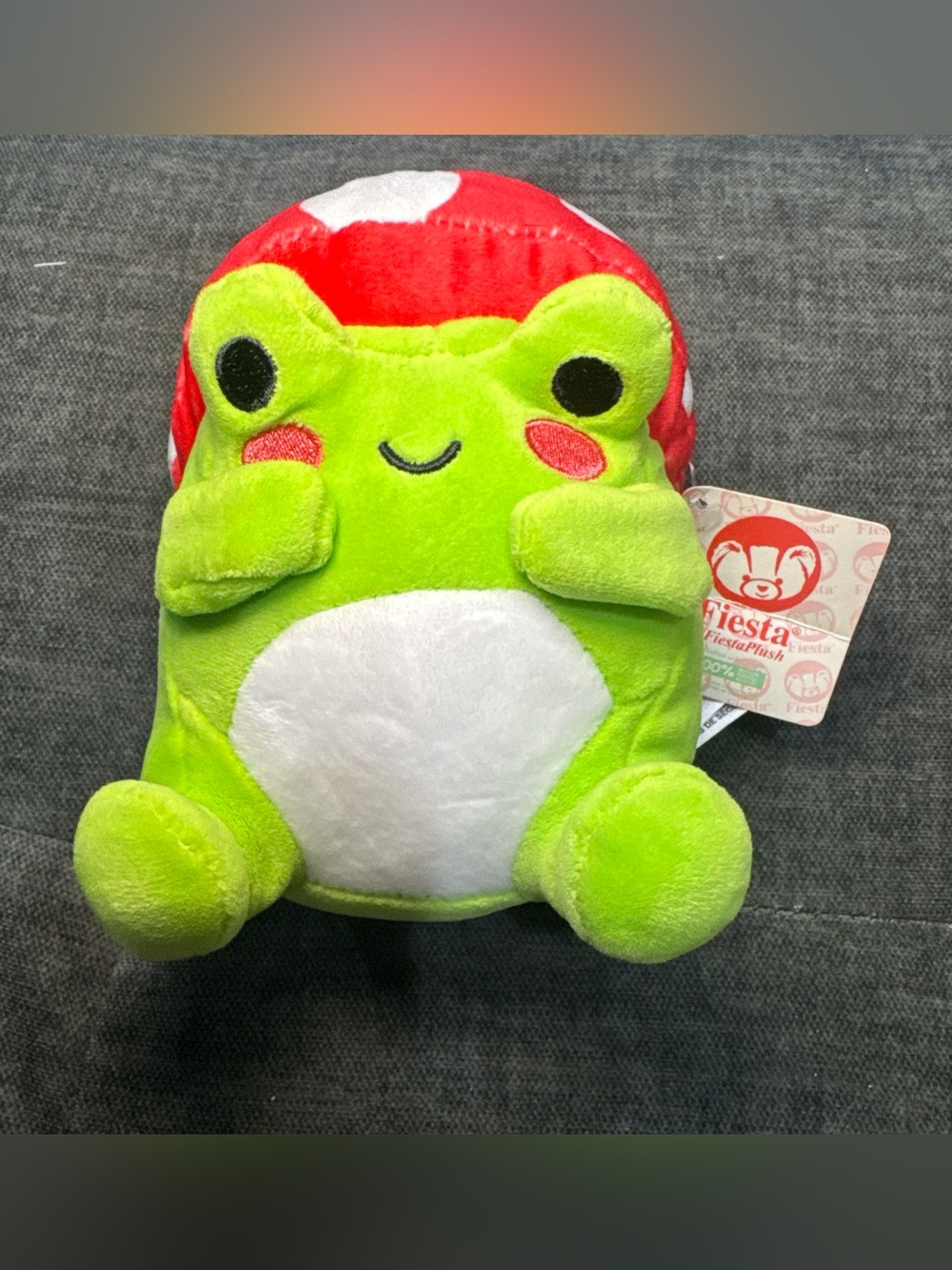 NWT Fiesta FRANKLIN-6.5 in MUSHROOM FROG